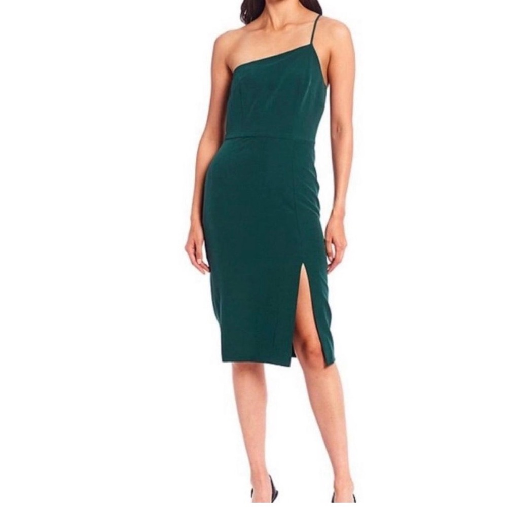 Giani Bernini One Shoulder Dress in Green